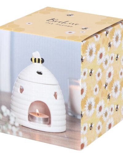 White Beehive Oil Burner