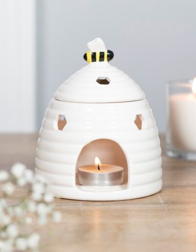 White Beehive Oil Burner