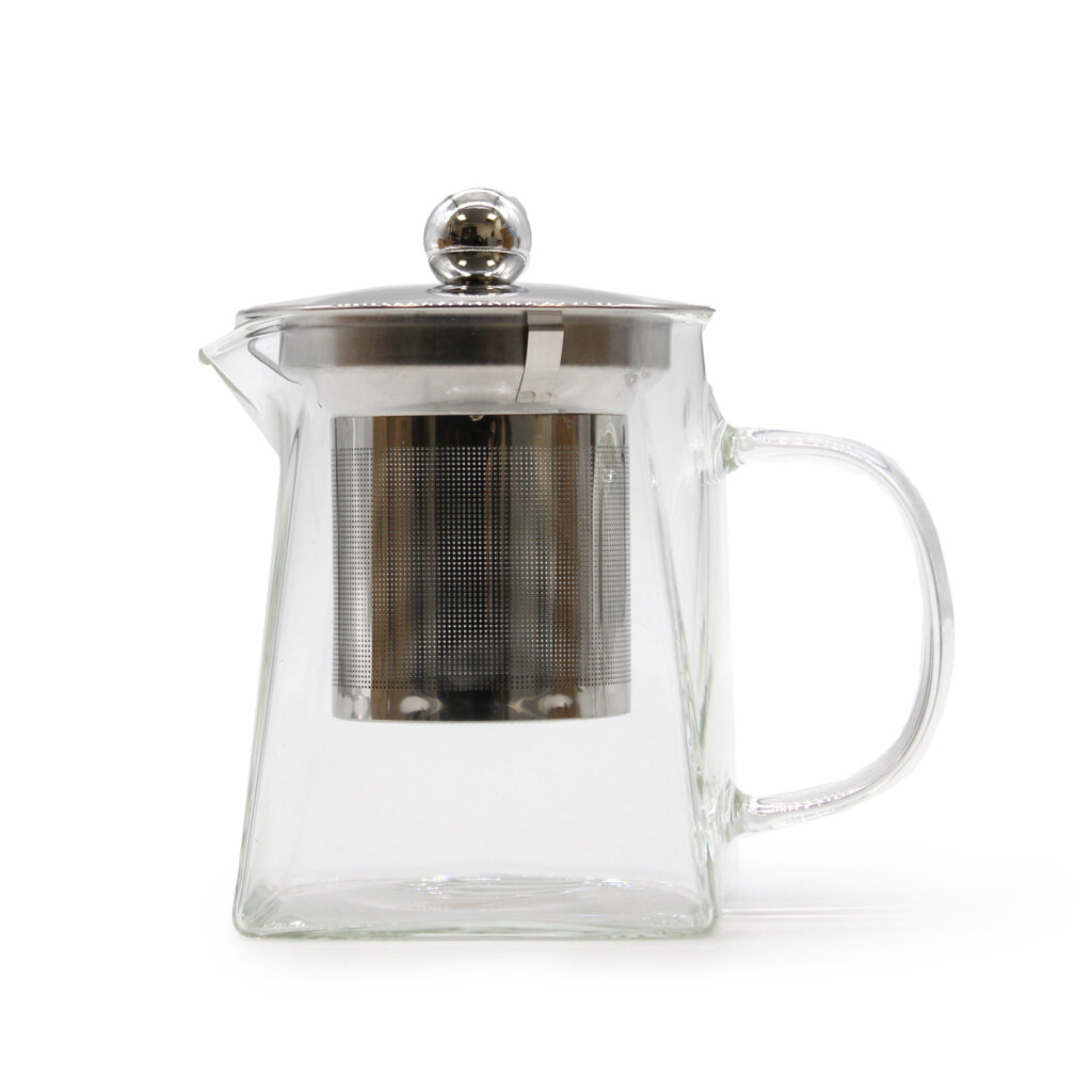 Glass Infuser Teapot - Tower Shape - 350ml