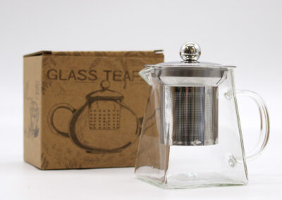 Glass Infuser Teapot - Tower Shape - 350ml