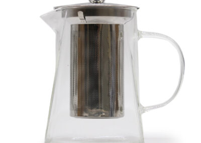 Glass Infuser Teapot - Tower Shape - 750ml