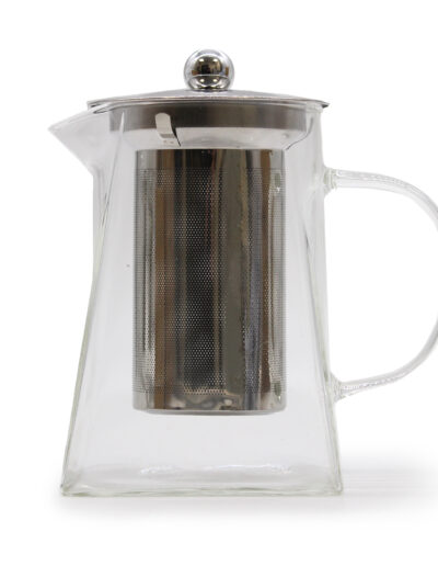 Glass Infuser Teapot - Tower Shape - 750ml