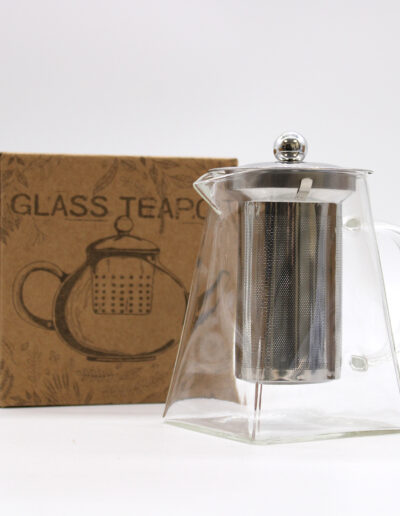 Glass Infuser Teapot - Tower Shape - 750ml