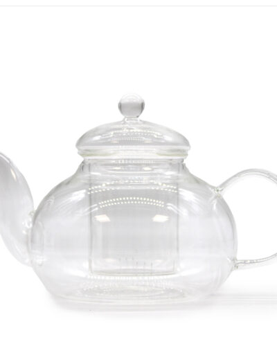 Glass Infuser Teapot - Round Pearl - 800ml