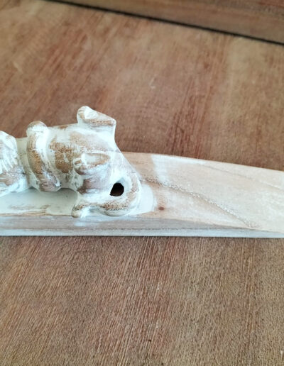 Hand carved Doorstop - Kitten