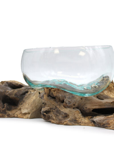 Molton Glass on Extra Large Double Stand - 70cm