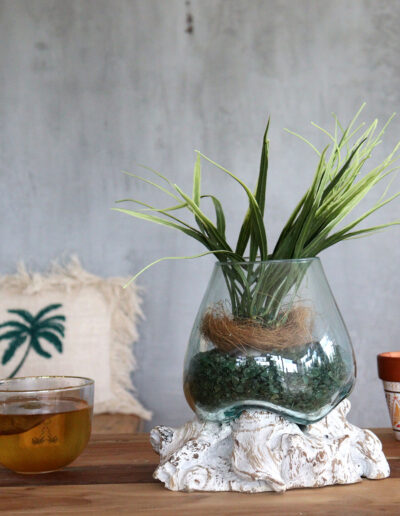 Pure Olive Wax Jar Candle 120 x 70 - Turquoise