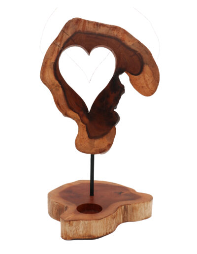 Candle Holder Sign - Heart Shape