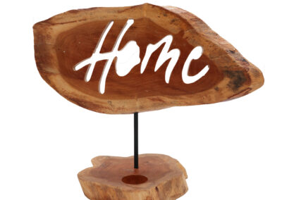 Candle Holder Sign - Home