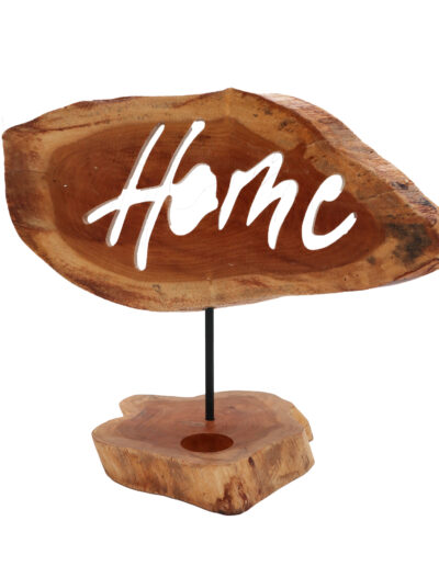 Candle Holder Sign - Home
