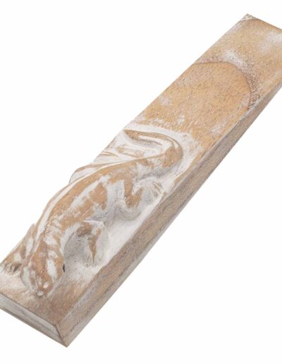 Hand Carved Doorstop - Gecko