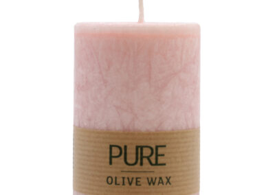 Pure Olive Wax Candle 90 x 60 - Antique Rose