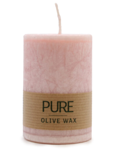 Pure Olive Wax Candle 90 x 60 - Antique Rose