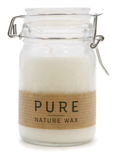 Pure Olive Wax Jar Candle 120 x 70 - White