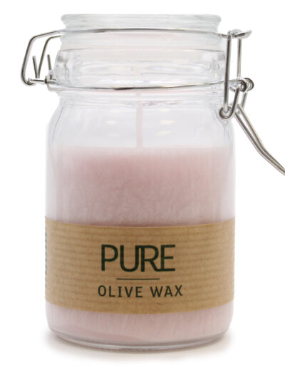 Pure Olive Wax Jar Candle 120 x 70 - Antique Rose
