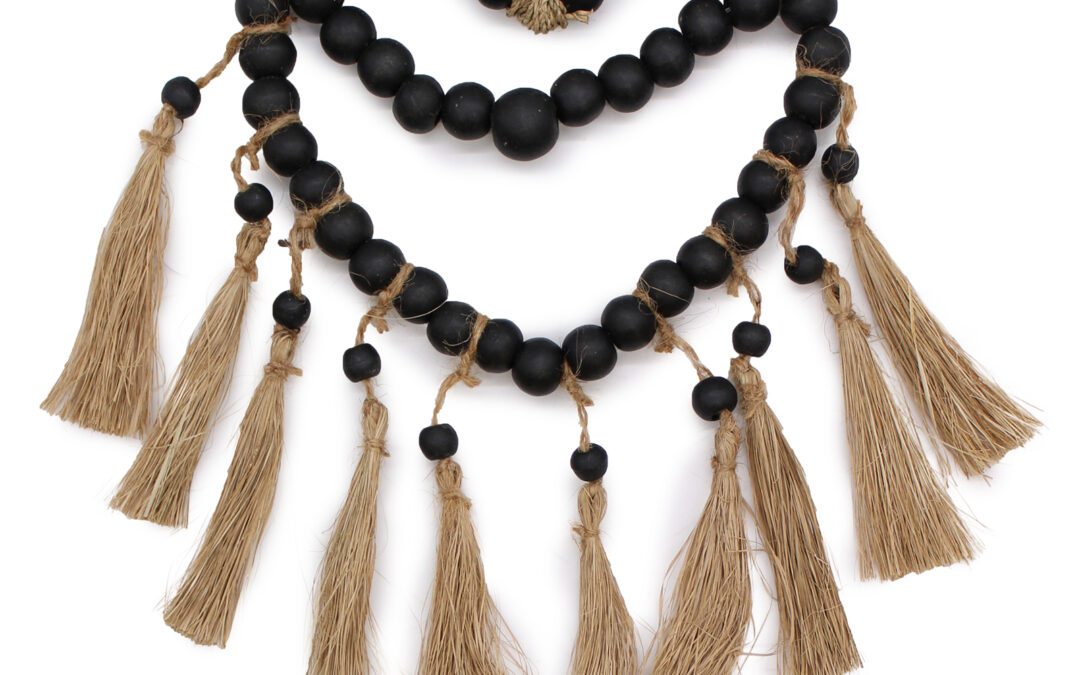 Small Bead Heart Mobil 27 x 20 cm