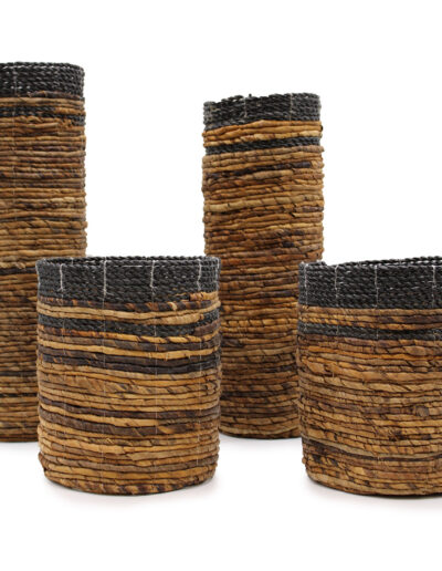 Banana Leaf Set - 2 Vase & 2 Bins