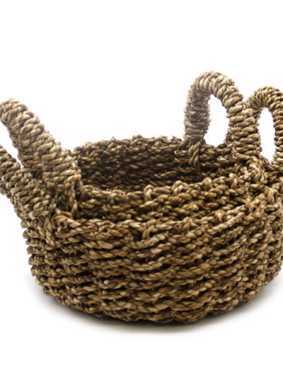 Natural Seagrass Basket - Set of 2