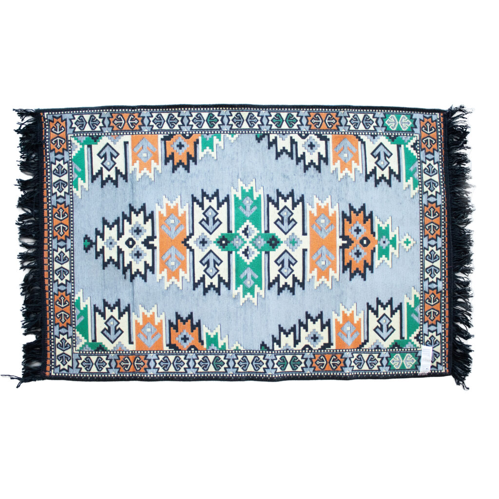 Kilim Rug 125 x 80 cm - Charcoal