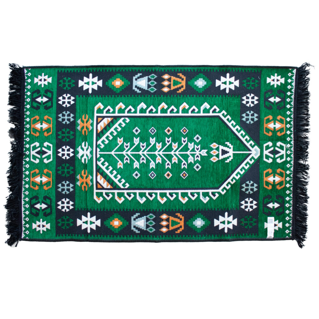 Kilim Rug 125 x 80 cm - Green