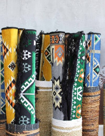 Kilim Rug 125 x 80 cm - Sky Blue