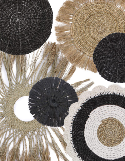 Set of Six Natural Wall Art - Abu-Abu Collection