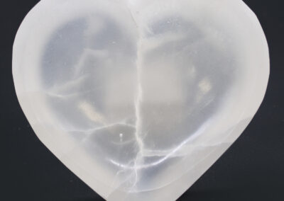 Selenite Heart Bowl - 15cm