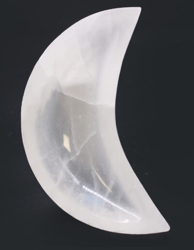Selenite Moon Bowl - 15cm
