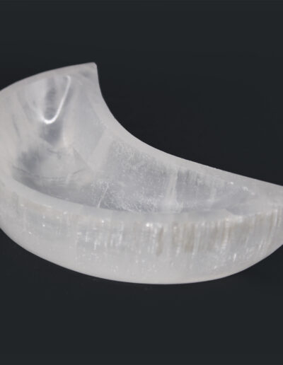 Selenite Moon Bowl - 15cm