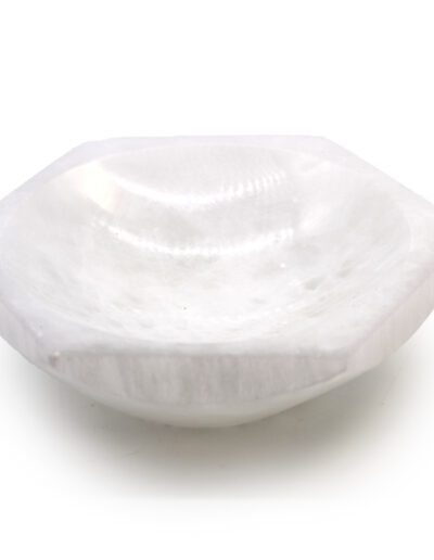 Selenite Hex Bowl - 15cm