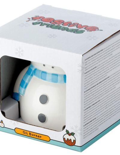 Snowman Shaped Christmas Ceramic Oil Burner