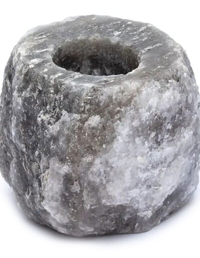 Grey Salt Candle Holder 600-800g