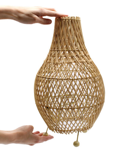 Rattan Table Lamps - Natural
