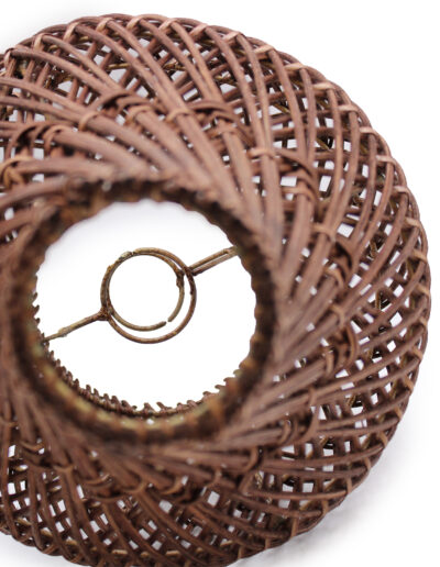 Rattan Table Lamps - Dark Brown