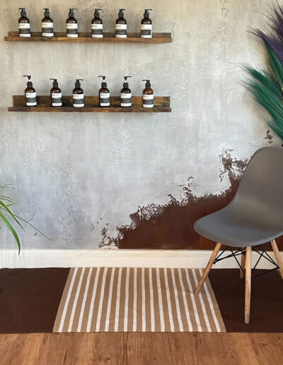 Indian Cotton Rug - 70 x 170 cm - Dark Brown | Beige