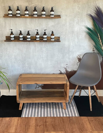 Indian Cotton Rug - 70 x 170 cm - Black | Grey