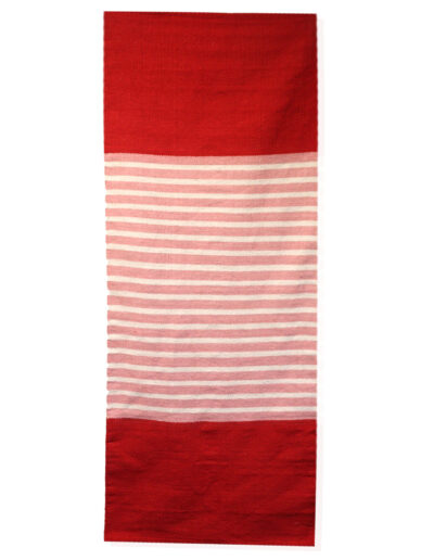 Indian Cotton Rug - 70 x 170 cm - Red | Pink
