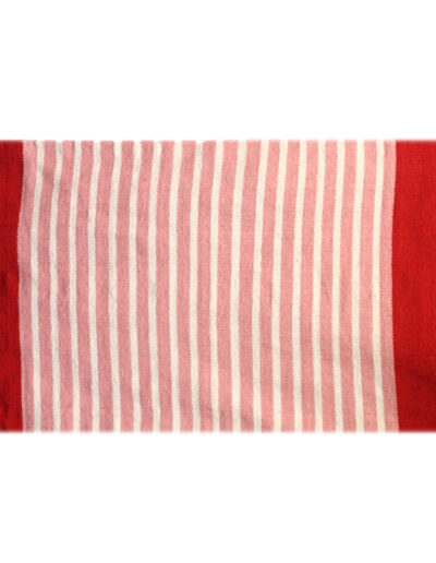 Indian Cotton Rug - 70 x 170 cm - Red | Pink