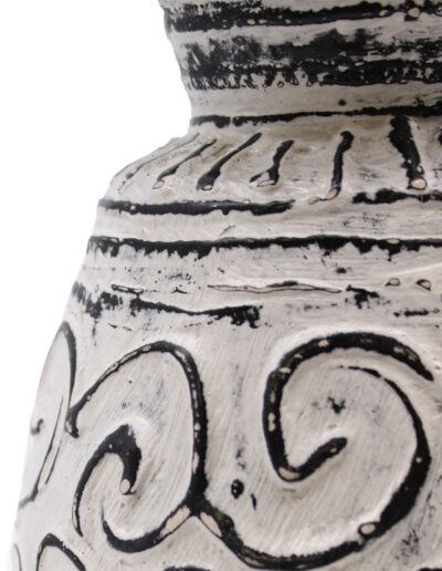 Swirls Shaped Vase - Cream