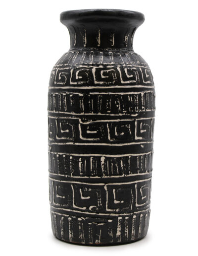 Greek Straight Vase - Chocolate