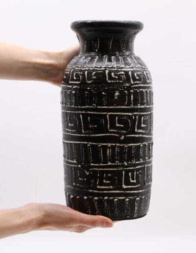 Greek Straight Vase - Chocolate