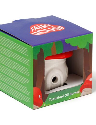 Fairy Toadstool House Ceramic Oil Burner