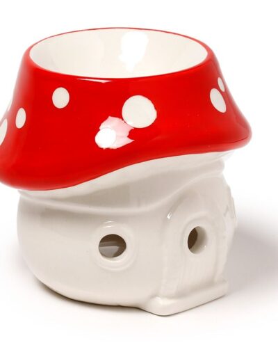Fairy Toadstool House Ceramic Oil Burner