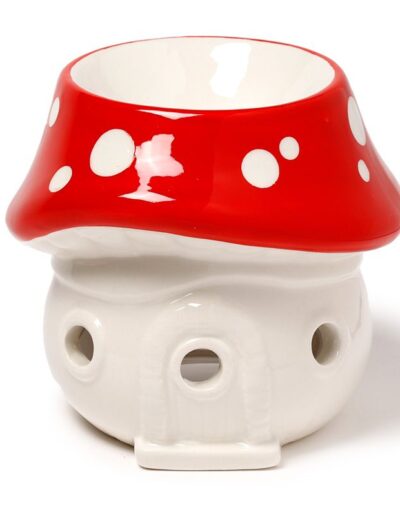 Fairy Toadstool House Ceramic Oil Burner
