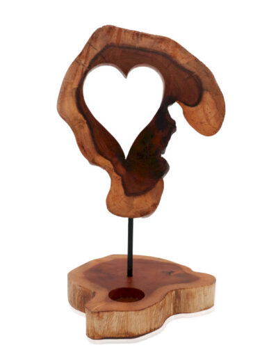 Candle Holder Sign - Heart Shape