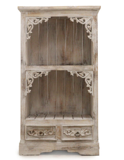 Albasia Bathroom Cabinet - Whitewash