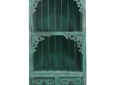 Albasia Bathroom Cabinet - Turquoise Wash
