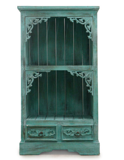 Albasia Bathroom Cabinet - Turquoise Wash