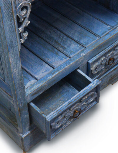 Albasia Bathroom Cabinet - Bluewash