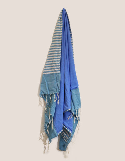 Cotton Pario Towel - Sky Blue